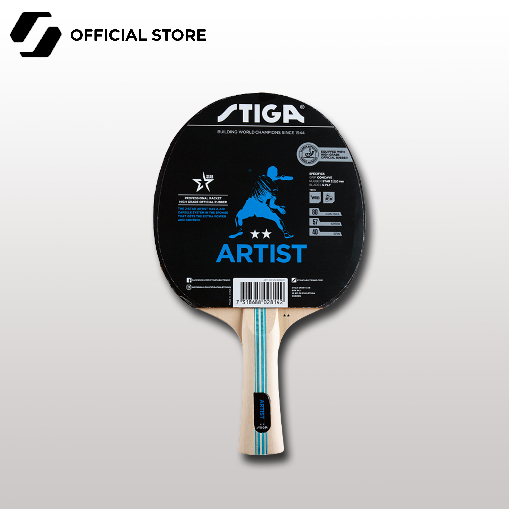 CLEARANCE SALE/STAINED HANDLE Stiga Artist 2 Star Table Tennis Paddle