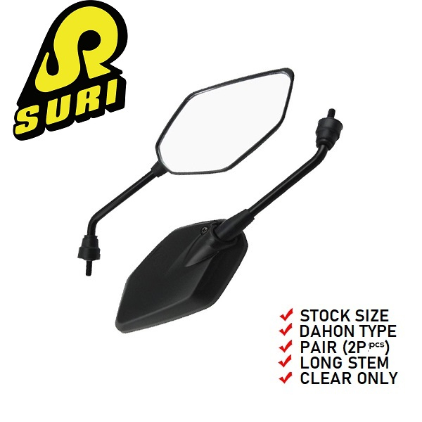 rusi rfi 175 MOTORCYCLE SIDE MIRROR STOCK TYPE LONG STEM / STANDARD