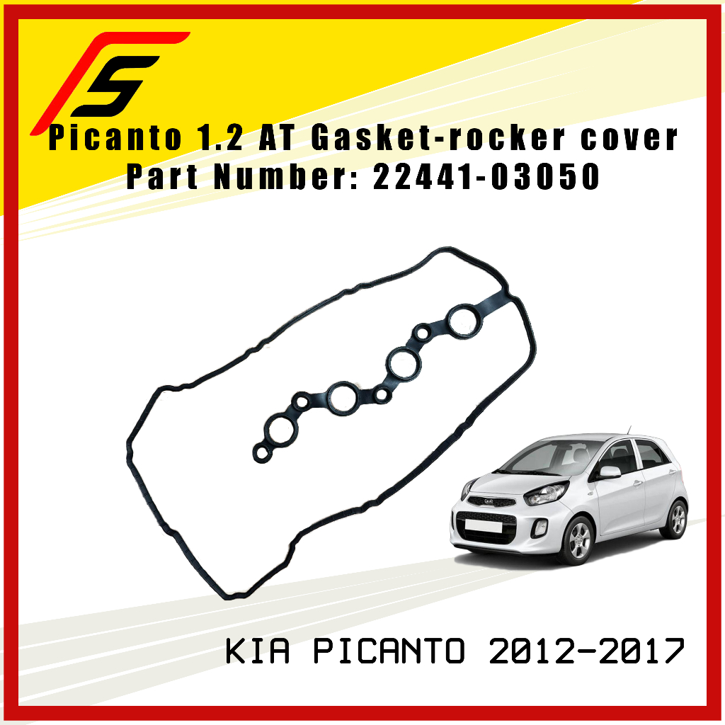 Cylinder Head Cover Gasket / Rocker Cover Gasket For Kia Picanto 1.2 A