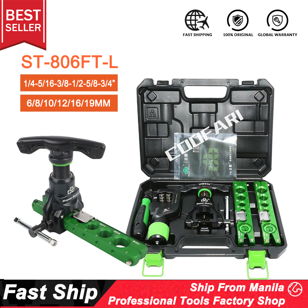 STR806FTL Copper Pipe Expander Set Air Conditioner Metric Reamer Flare Tool Pipe Flaring Tool