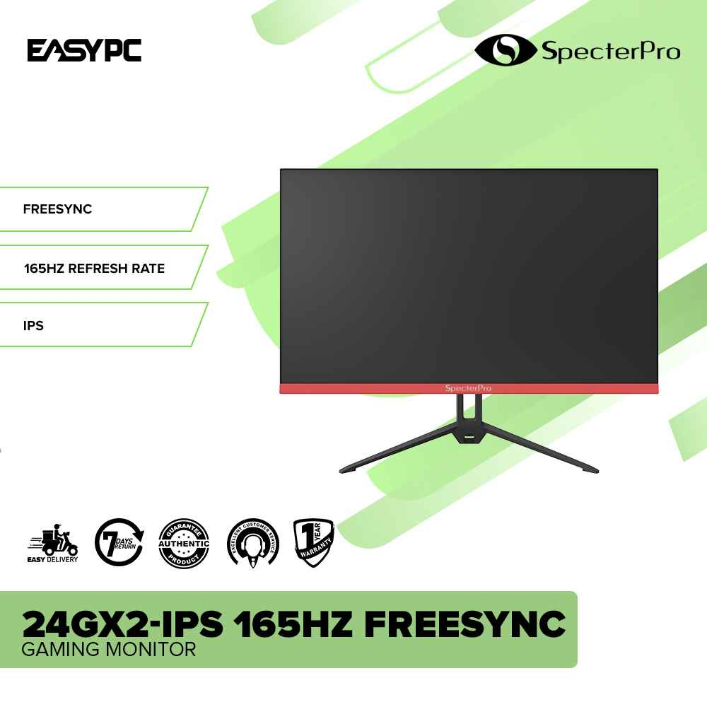 EasyPC | SpecterPro 24GX2 24 inch monitor gaming 165hz IPS | Freesync ...