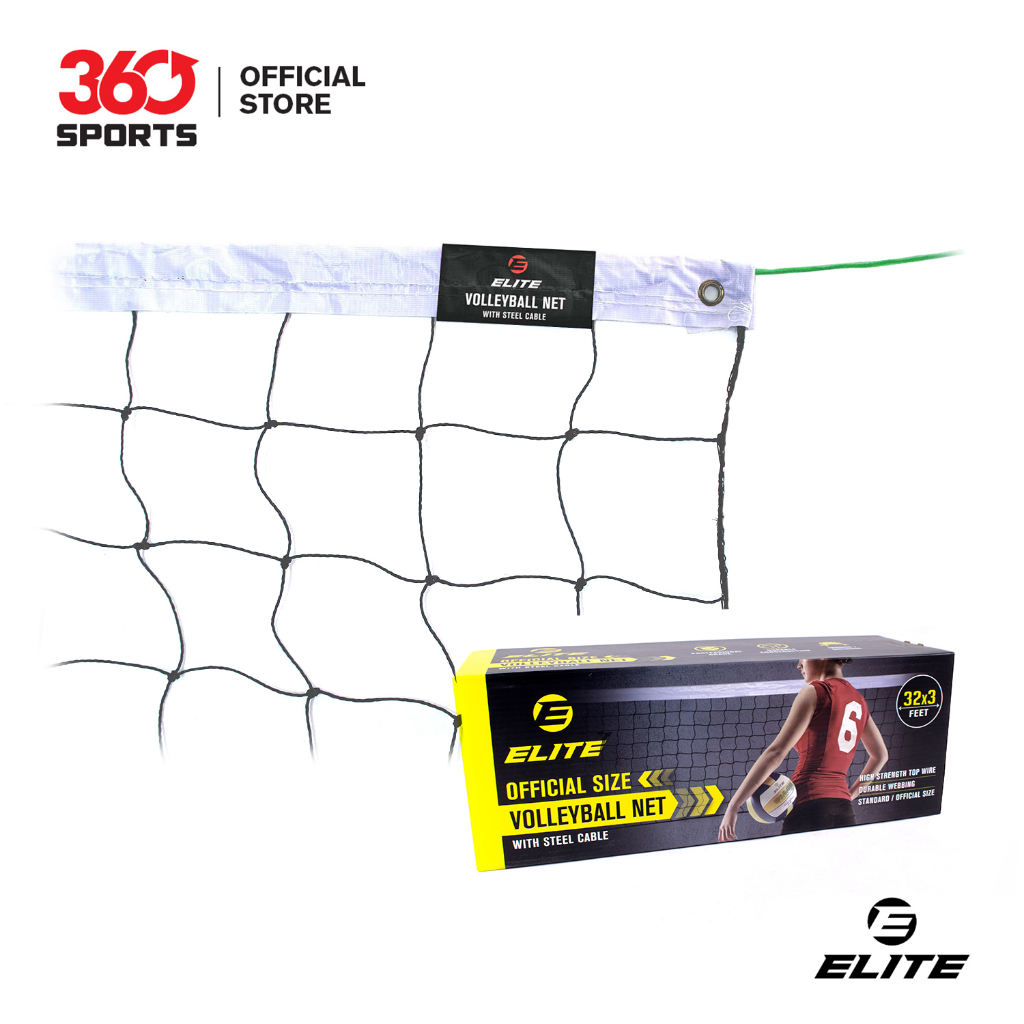 Elite Official Volleyball Net with Steel Cable Shopee Philippines