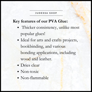 PVA or Polyvinyl Acetate Glue in Squeeze Bottle / Bookbinding Glue