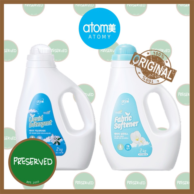 Atomy Laundry Liquid Detergent and Fabric Softener (4kg) Shopee