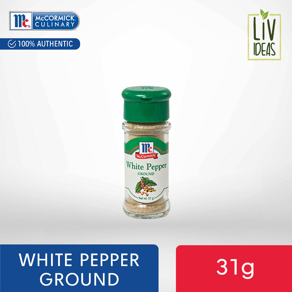 McCormick White Pepper Ground 31g | Shopee Philippines
