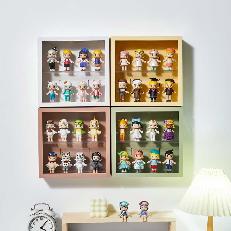 Acrylic Display Box Wall Mounted Blind Box Storage Display Shelf Multi ...