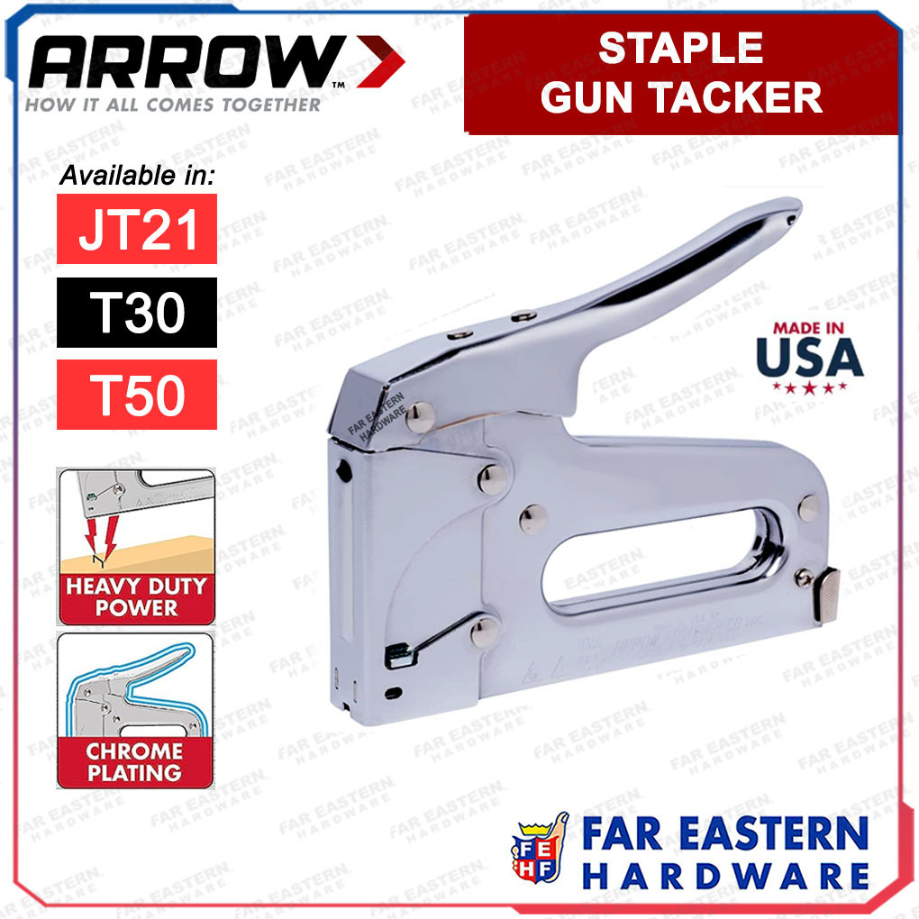 ARROW Staple Gun Tacker Stapler JT21 | T50 | Shopee Philippines