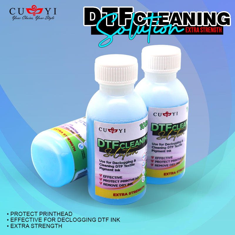 CUYI DTF Cleaning Solution 100ml (for DTF Printer only) Shopee