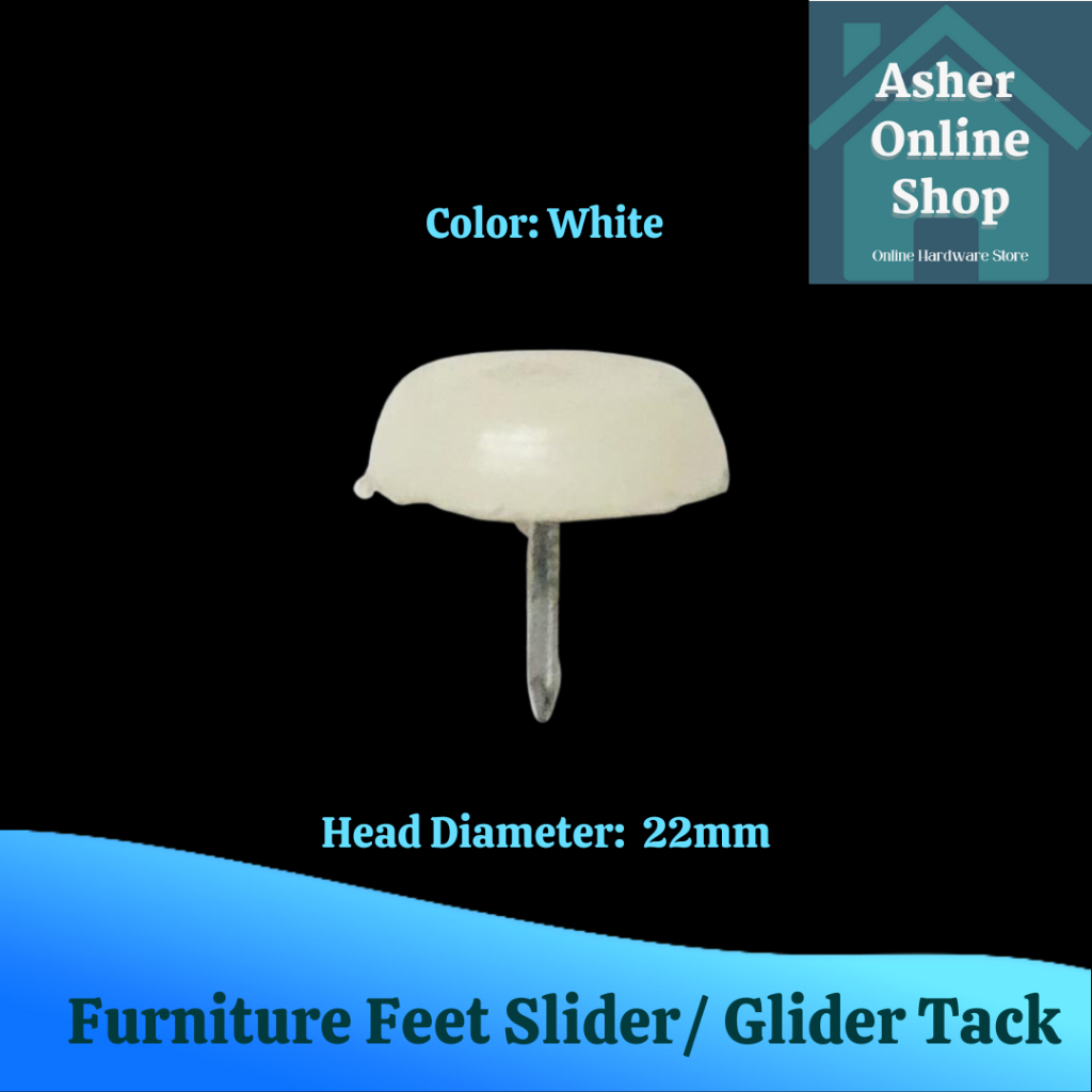 Furniture Leg Nail Glide / Tack Glides / Glider Tacks / Furniture Leg