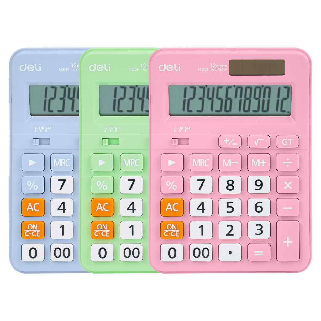 Deli M210F Desktop Calculator | Shopee Philippines