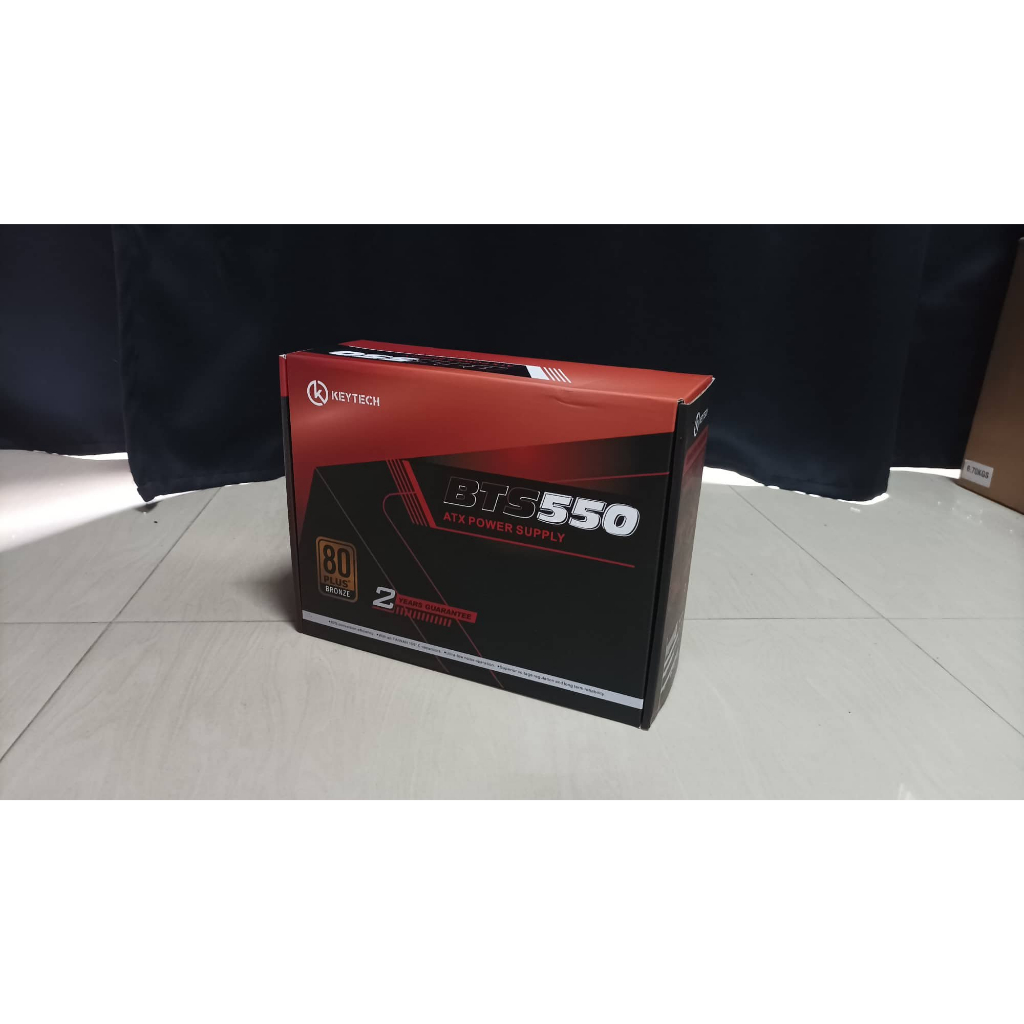 Keytech BTS 550w 80+ Bronze TR PSU Bnew orig powersupply 1yr warranty ...