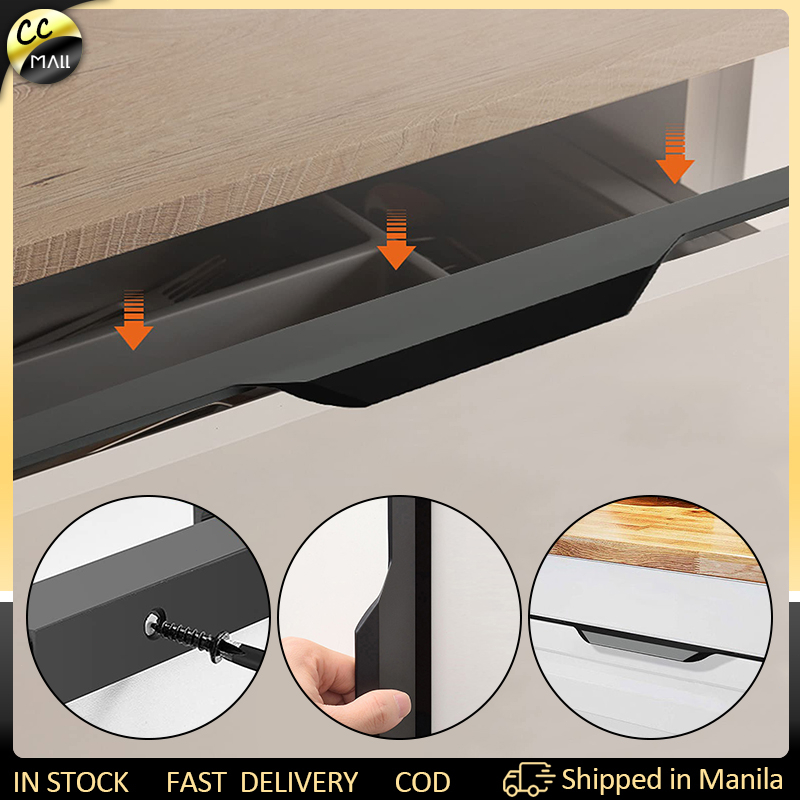Invisible Door Handles Long Finger Edge Handle Dark Embedded