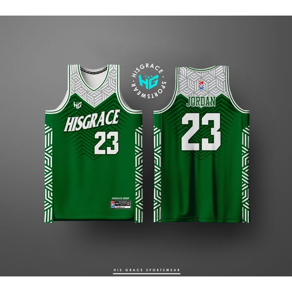 Green jersey basketball store design