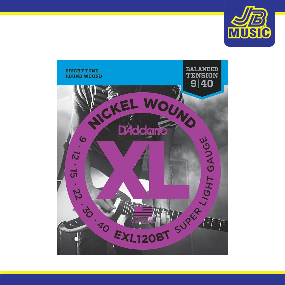 D'Addario Exl120Bt Balanced Tension Super Light Electric Guitar