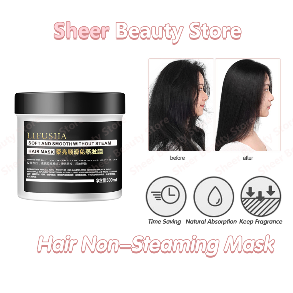 Hair Mask Hair Treatment Mask Deep Repair Hair Film Nourishment Softening Conditioner Shopee 3623