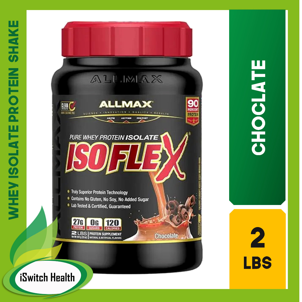 AllMax Nutrition Isoflex Pure Whey Protein Isolate 2lbs Whey