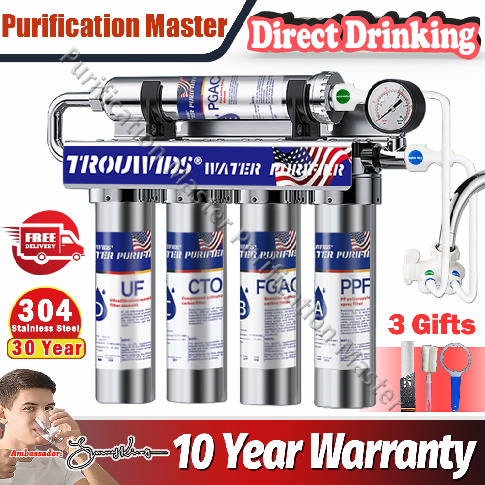 Alkaline Water Filter Water Purifier Stainless Steel Ultrafiltration Water Purifier Filter