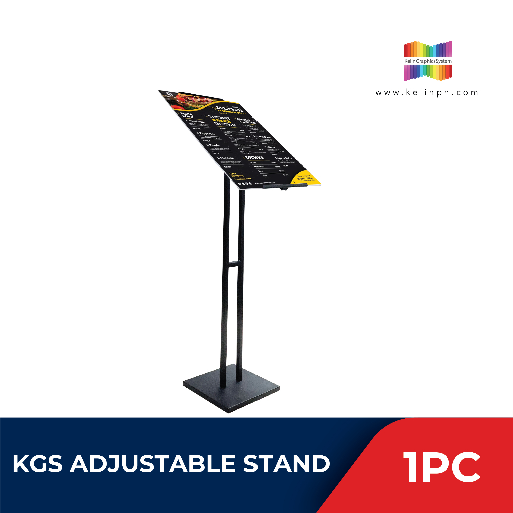 KGS Adjustable Poster Stand Display Restaurant menu board stand
