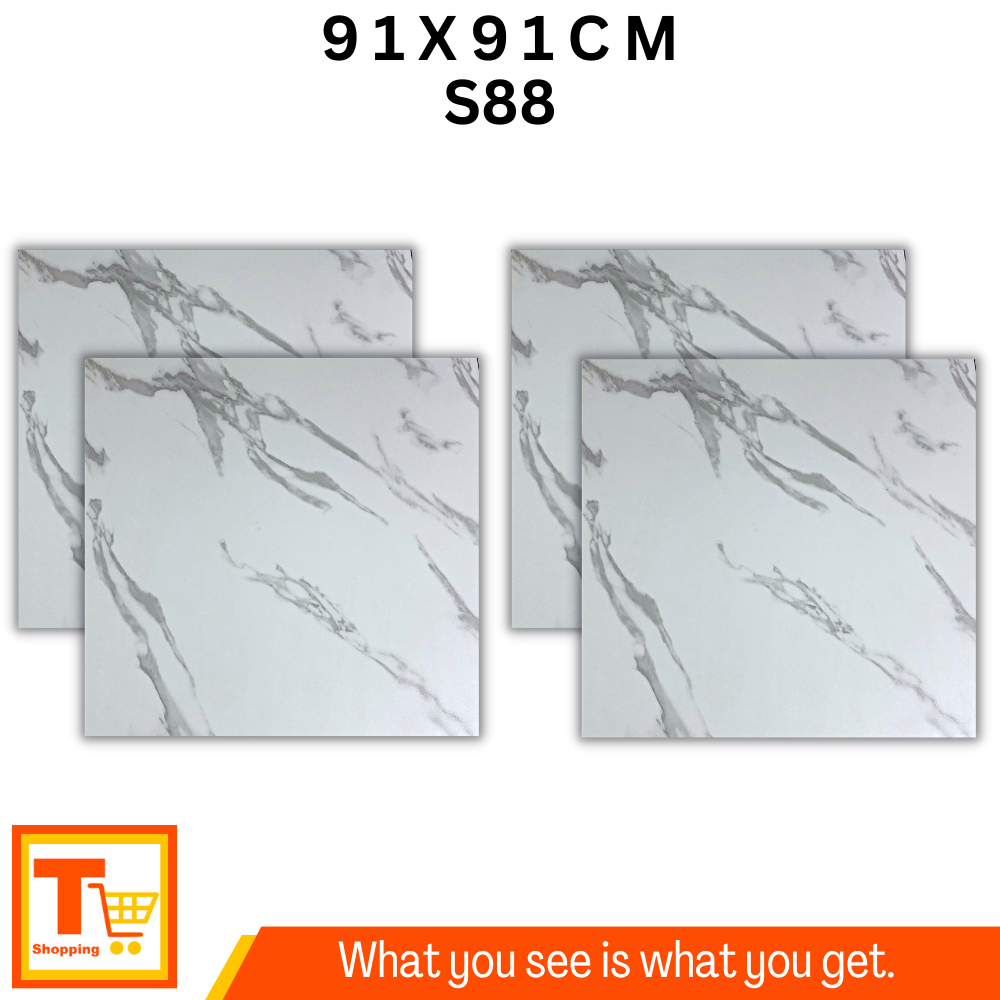 4PCS/SET FLOOR STICKER VINYL TILES 