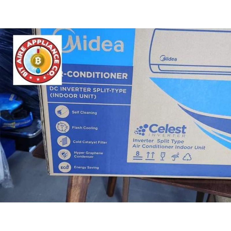 Midea Celest 2023 Latest Model1hp To 2hp Split Type Inverter Aircon Shopee Philippines 2983