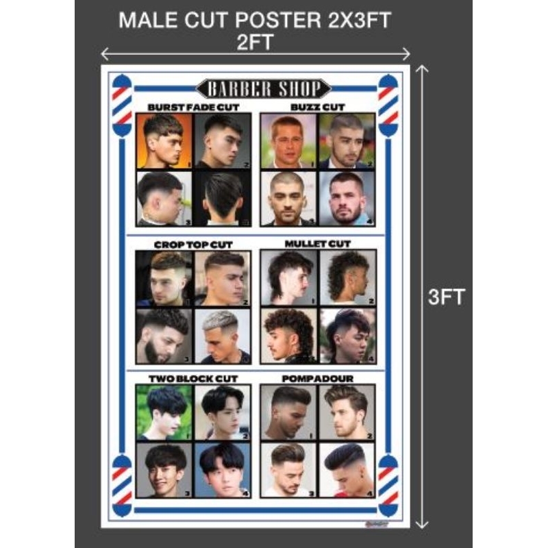 thumbnail image 2 of Kelvin Poster Barber Combo – 30 Modern Cuts For Latino Men & Boys, Multicolor, New 2 of 6