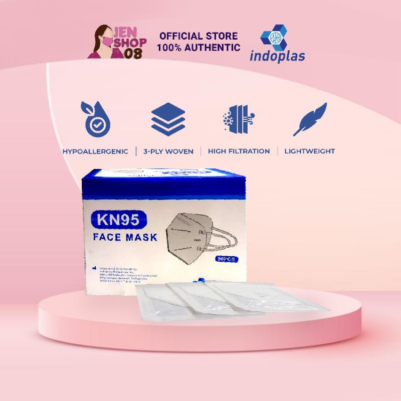 Indoplas KN95 Disposable Face mask 50s per box Shopee Philippines