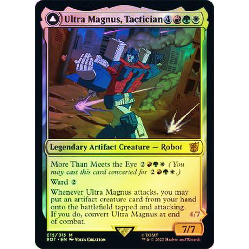 Ultra Magnus, Tactician - BOT - Mythic - MTG Cards (WotC) | Shopee ...