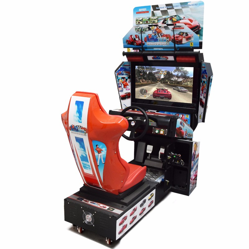 BRAND NEW SINGLE CAR RACING ARCADE MACHINE / CAR RACING ARCADE MACHINE ...