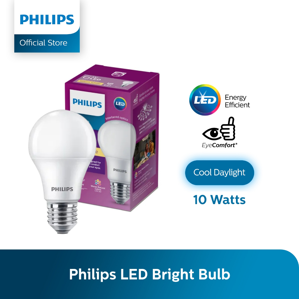 Philips Mycare Led Bulb 10 Watts E27 Cool Daylight Shopee Philippines 4225