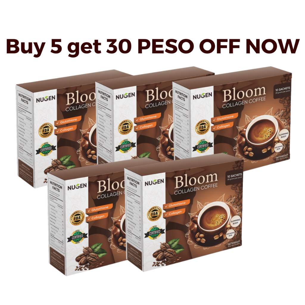 NUGEN Bloom Collagen Coffee collagen drink slimming coffee and ...