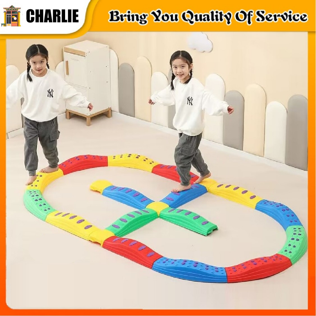 Balance Beam Gymnastics Obstacle Course for Kids Interlocking Stepping ...