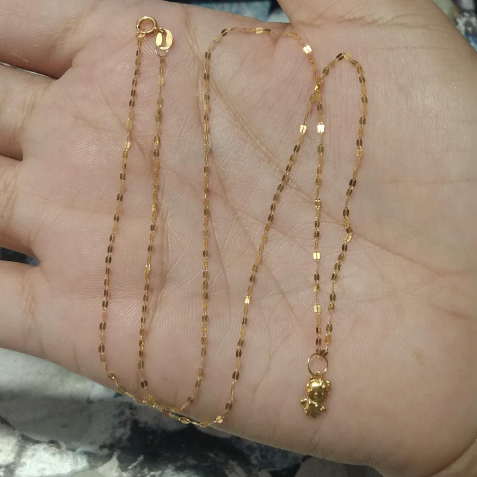 Codpawnable Saudi Gold K Sd Gold Necklace Buo Heart Lightweight Saudi Gold Shopee