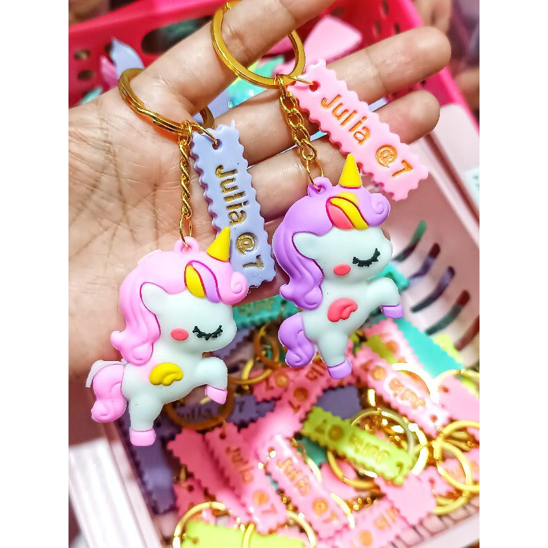 Unicorn Theme Keychain Souvenir | Shopee Philippines