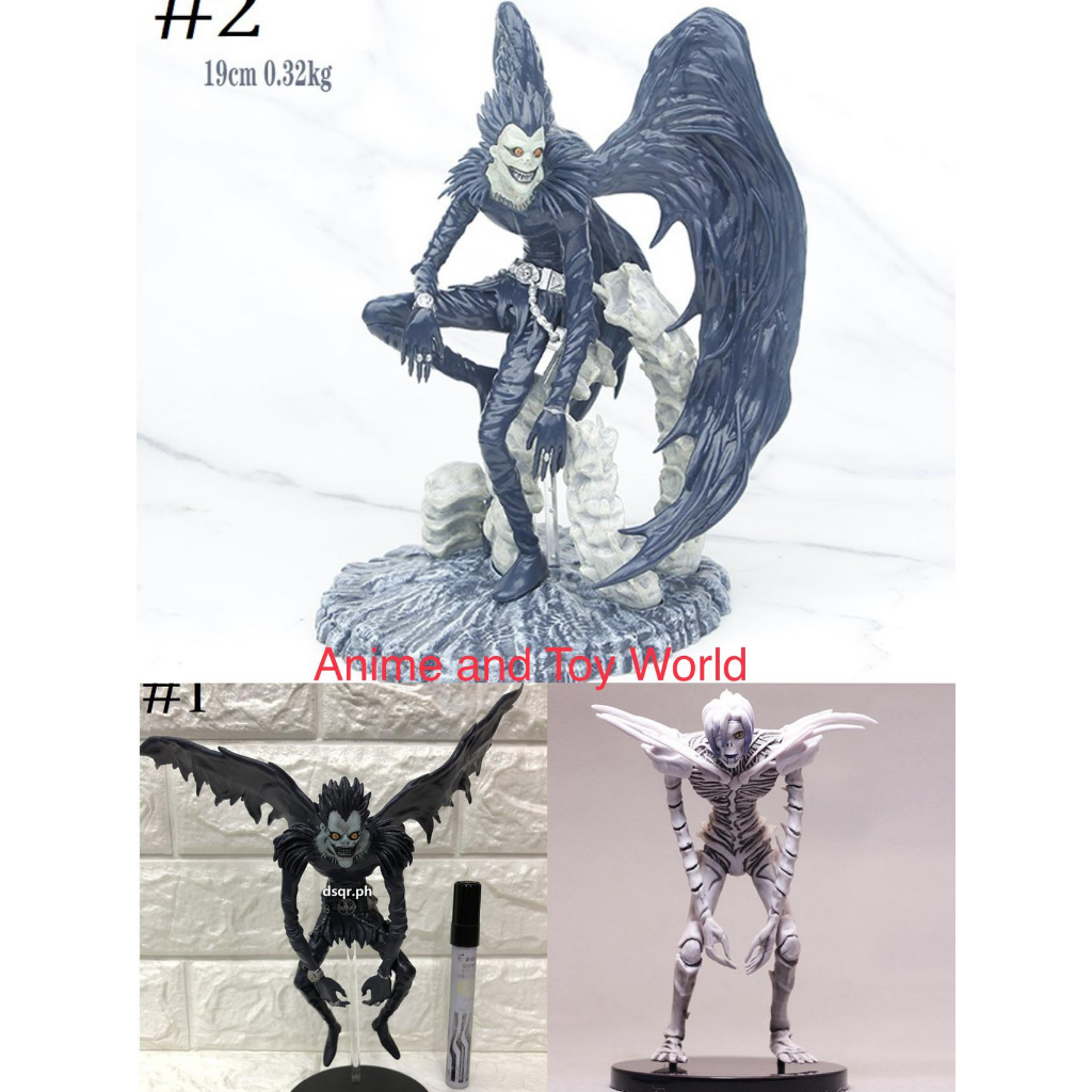 Death Note Anime Deathnote Ryuk Ryuuku 22cm Rem 16cm PVC Collectible ...
