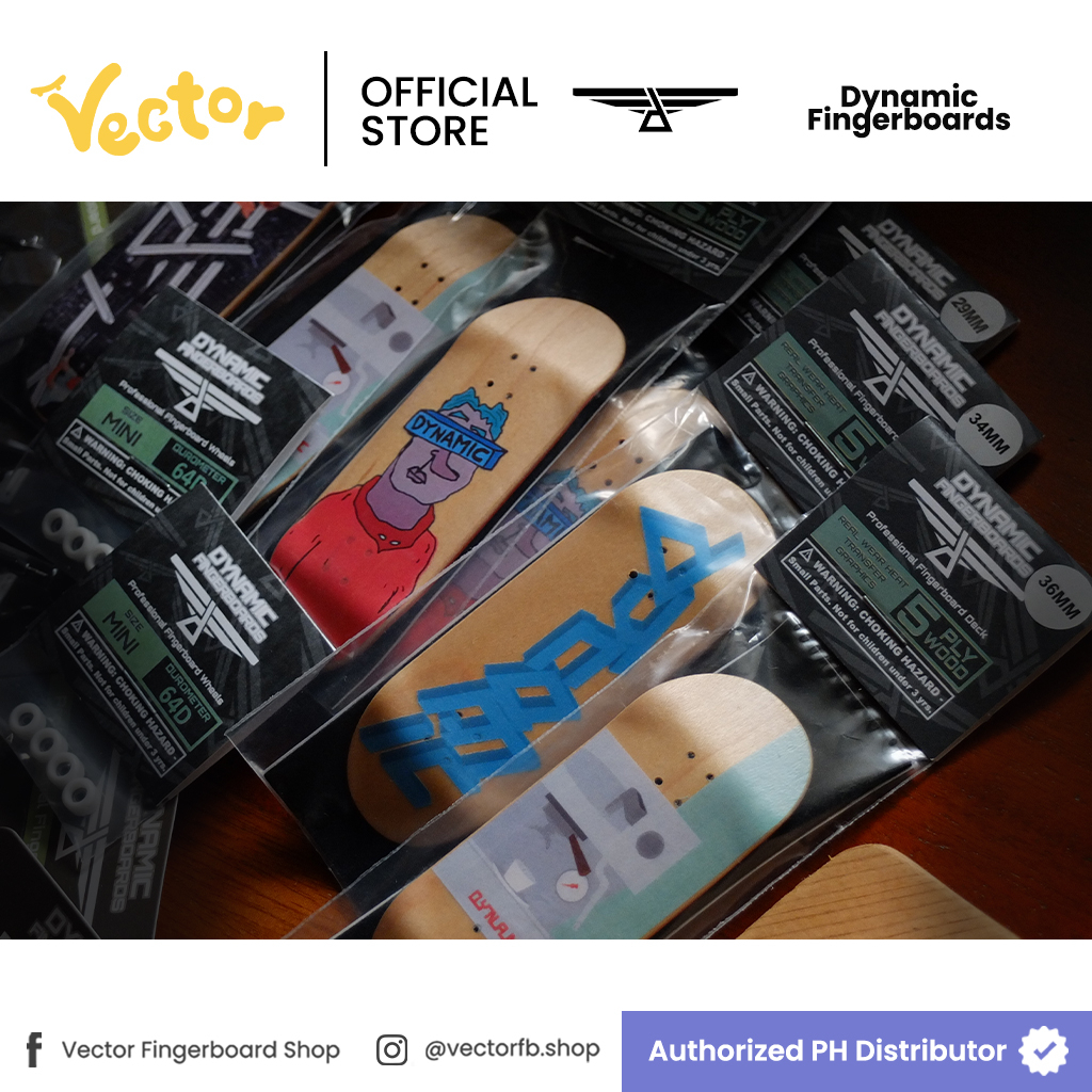 Dynamic Fingerboards Deck - 29/32/34/36mm - Professional 5ply Wooden ...
