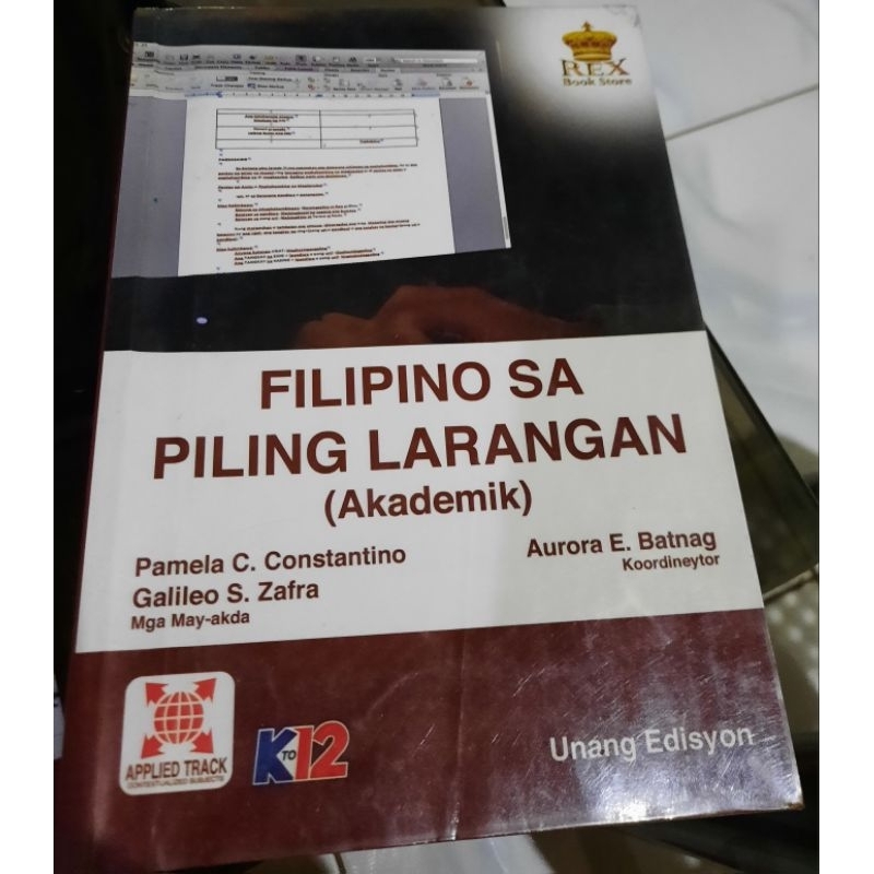 Filipino Sa Piling Larangan ( Akademik ) | Shopee Philippines