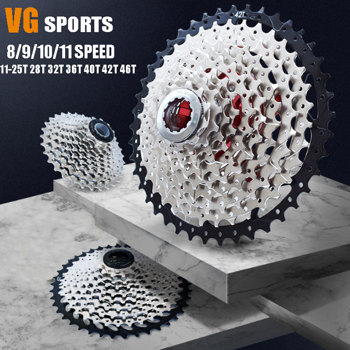 VG Sports Bicycle Cassette Cogs 8 9 10 11 Speed MTB Sprocket 32T 36T