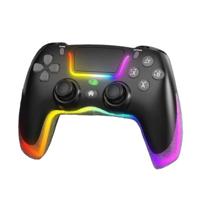 Bsp P07 Rgb Colorful Light Wireless Gaming Controller For P4 P3 Switch ...