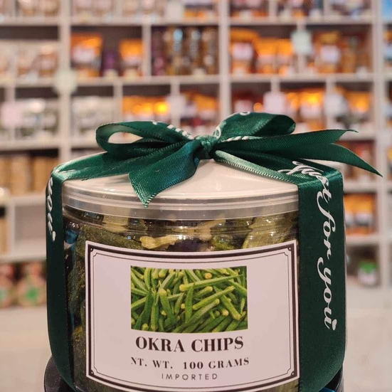okra chips in a jar (100grams) Shopee Philippines