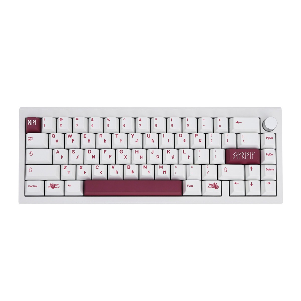 Blot White 142 Keys PBT Dye Sublimation Cherry Profile Keycaps Set for ...