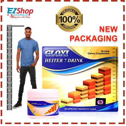 GLOXI Heiter 7 Drink Height Enhancer - 100% ORIGINAL / BRAND NEW / FDA ...