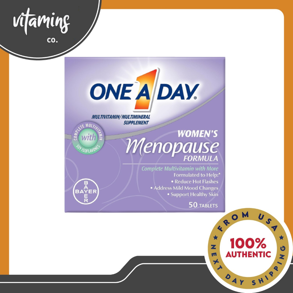 One A Day Women's Menopause Formula Complete Multivitamin (50 count ...