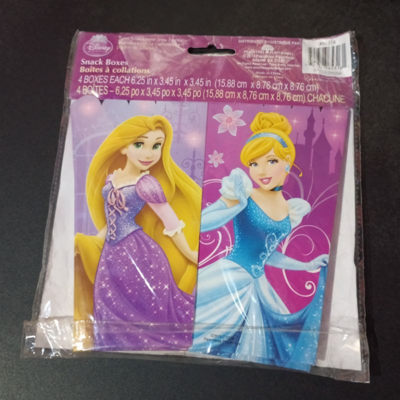 Disney Princess Snack Boxes 4 pcs in pack Shopee Philippines