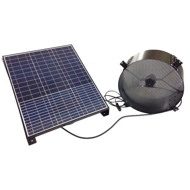 Solar Attic Fan 30W Wall Type Solar Heat Extraction Fan Solar Vent