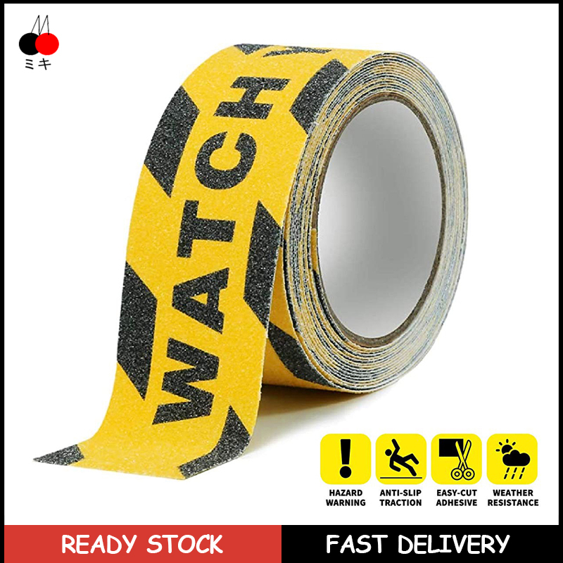 Stairs Skidproof Stickers Caution Abrasive Tape for Wet Floor Caution ...