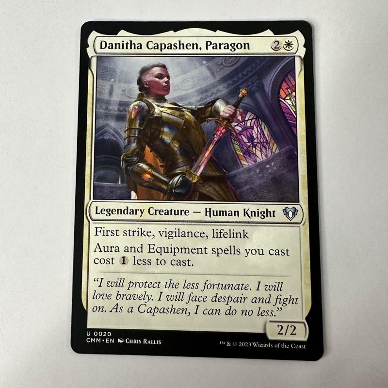 DANITHA CAPASHEN, PARAGON | CMM COMMANDER MASTERS | WHITE | MTG MAGIC ...