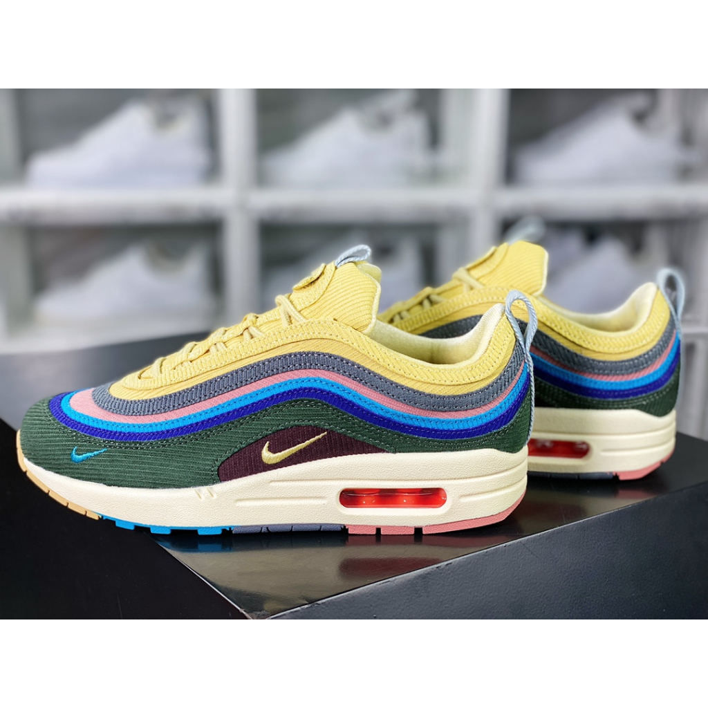 sean wotherspoon x nk air max 1/97 vf sw hybrid running shoe casual  sneakers for men&women