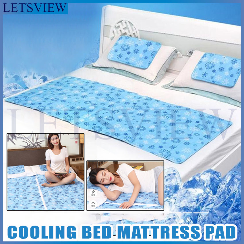 LETSVIEW Cooling Gel Cool Gel Pad Car Seat Cushion Mat Summer Ice Pad