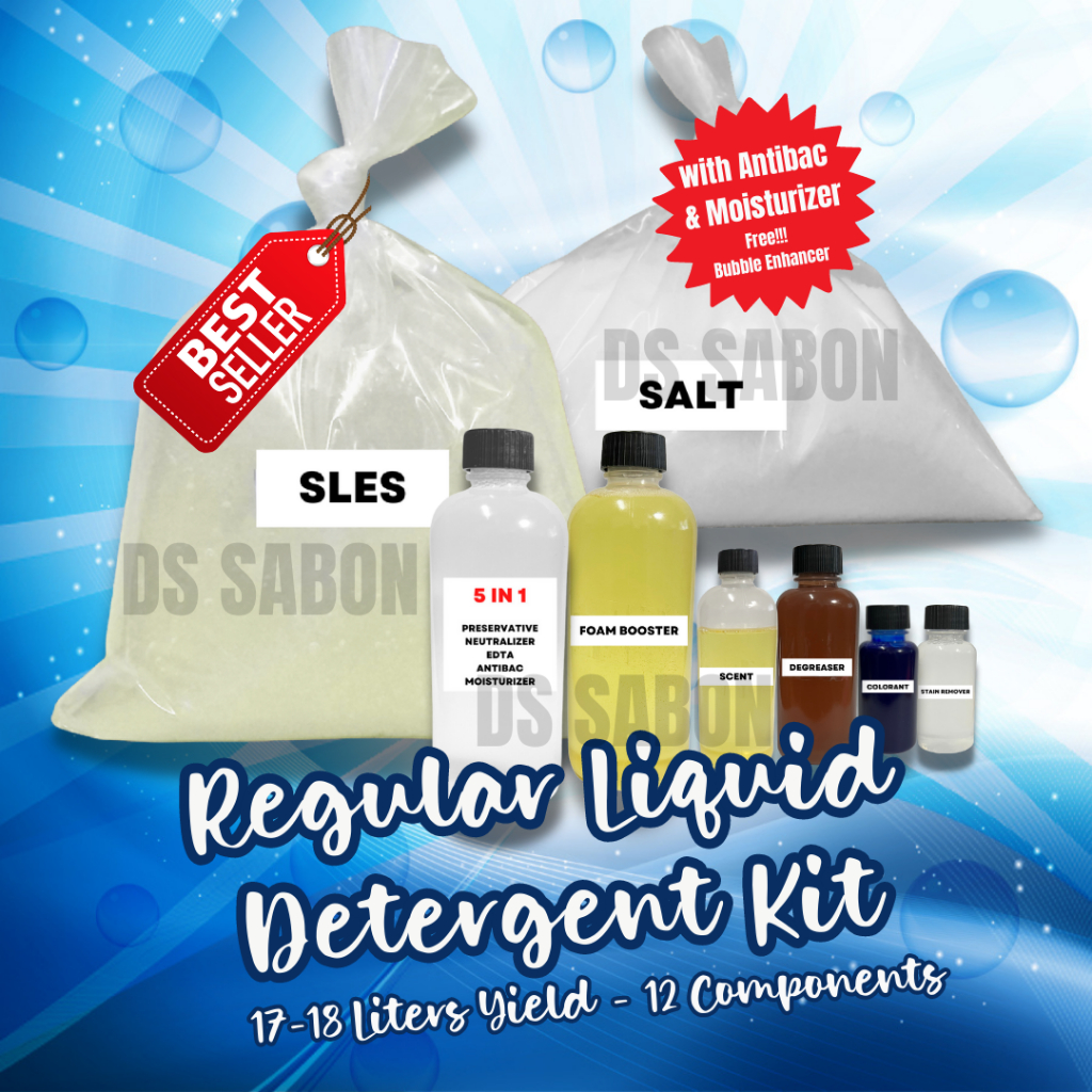 [REG] LIQUID DETERGENT KIT DIY 17 18 LITERS YIELD Shopee Philippines