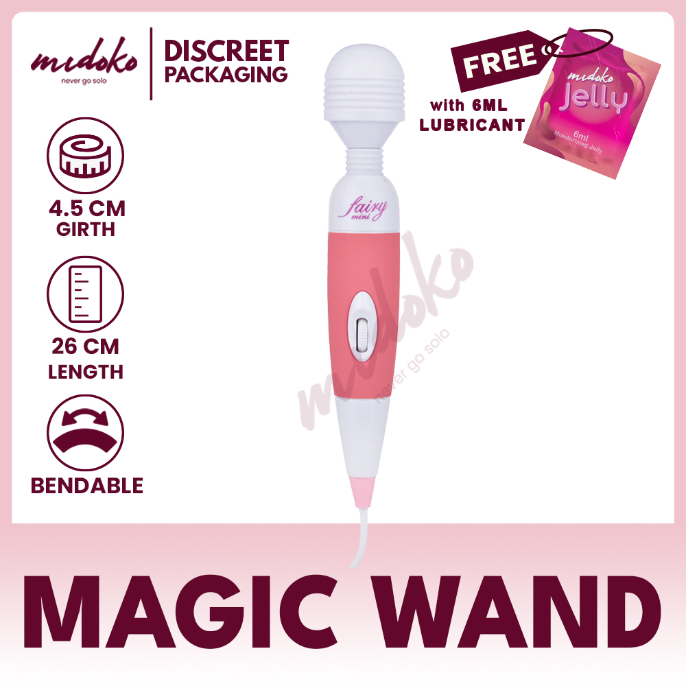 Midoko Multi-Speed Full Body Magic Fairy Wand Vibrator for Girls Adult Sex  Toys for Women Pink | Shopee Philippines